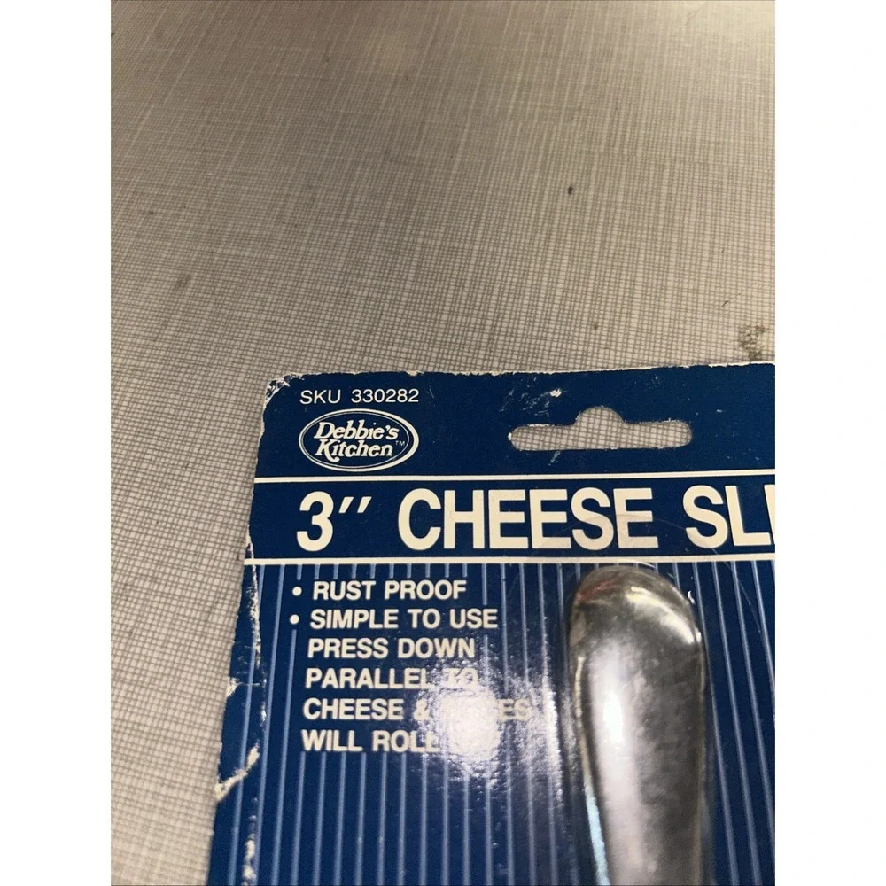 Debbie's Kitchen Stainless Steel Cheese Slicer 1960s-70's New in Package